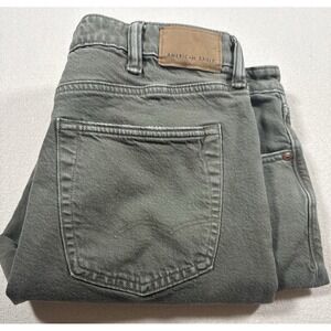 American Eagle Outfitters Men's Green Easy Flex Straight Leg Chinos Pants 38x32